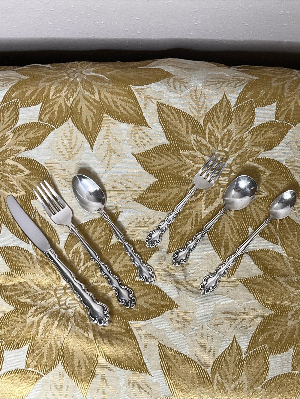 Vintage Community Child's Silver Plated 6 pc Flatware Set Kid's